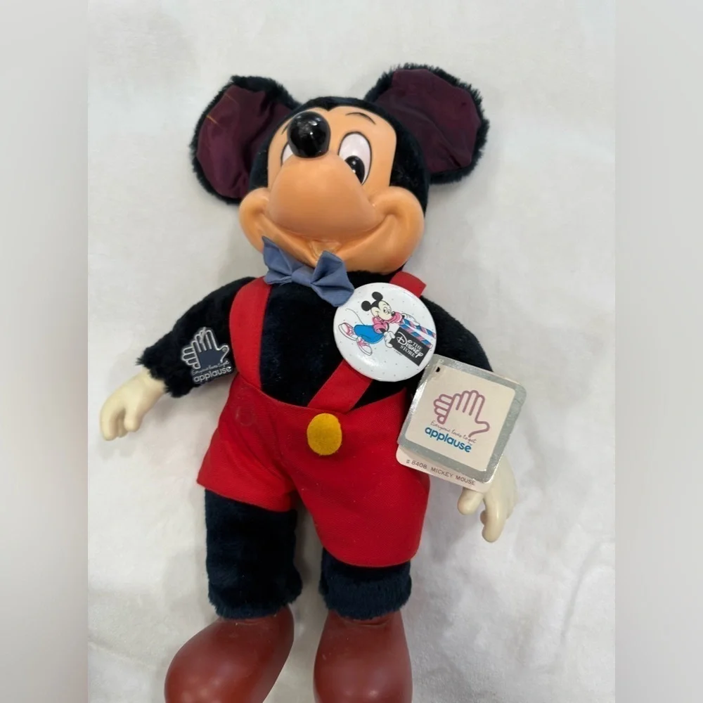 Black and Red Stuffed Animal Plush